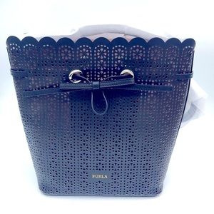 Furla Costanza S Leather Drawstring Bag